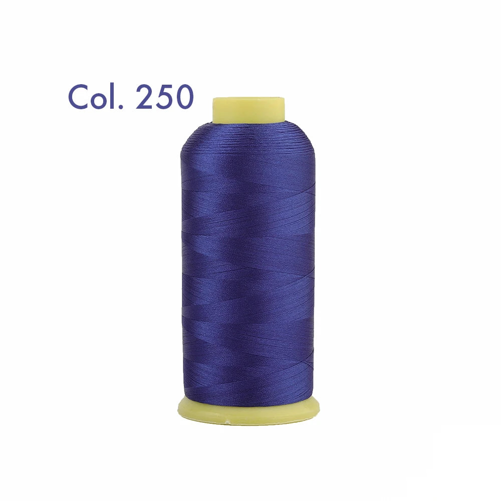 Fil à broder en Polyester 5000m 40WT, pour Machine à broder Brother Singer Janome Babylock, couture à domicile 120D/2 variétés de couleurs