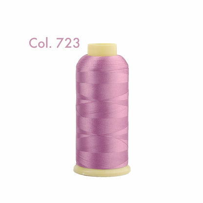 Fil à broder en Polyester 5000m 40WT, pour Machine à broder Brother Singer Janome Babylock, couture à domicile 120D/2 variétés de couleurs