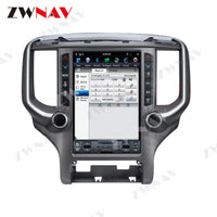 Autoradio pour Dodge RAM 2018 2019 2020 Android Radio voiture Navigation lecteur multimédia GPS Navigation autoradio magnétophone