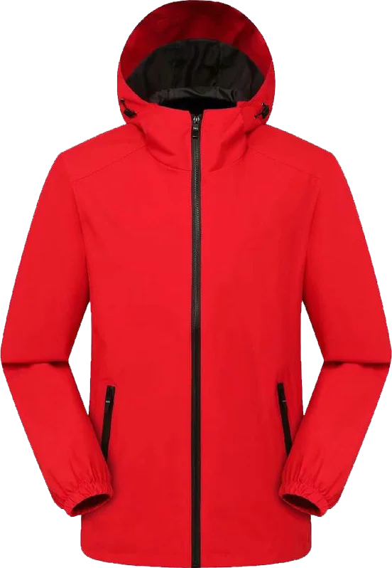 Veste Coupe-Vent à Capuche pour Homme et Femme, Impression Personnalisée, Alpinisme, Extérieur, Eau Verde, Confortable, Broderie, Respirant, Mode