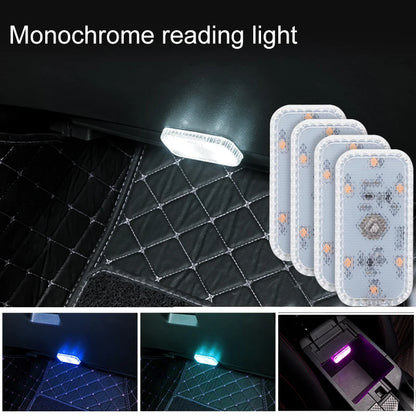 LED tactile lumière Mini sans fil voiture éclairage intérieur Auto toit plafond lampe de lecture pour porte pied coffre boîte de rangement USB charge