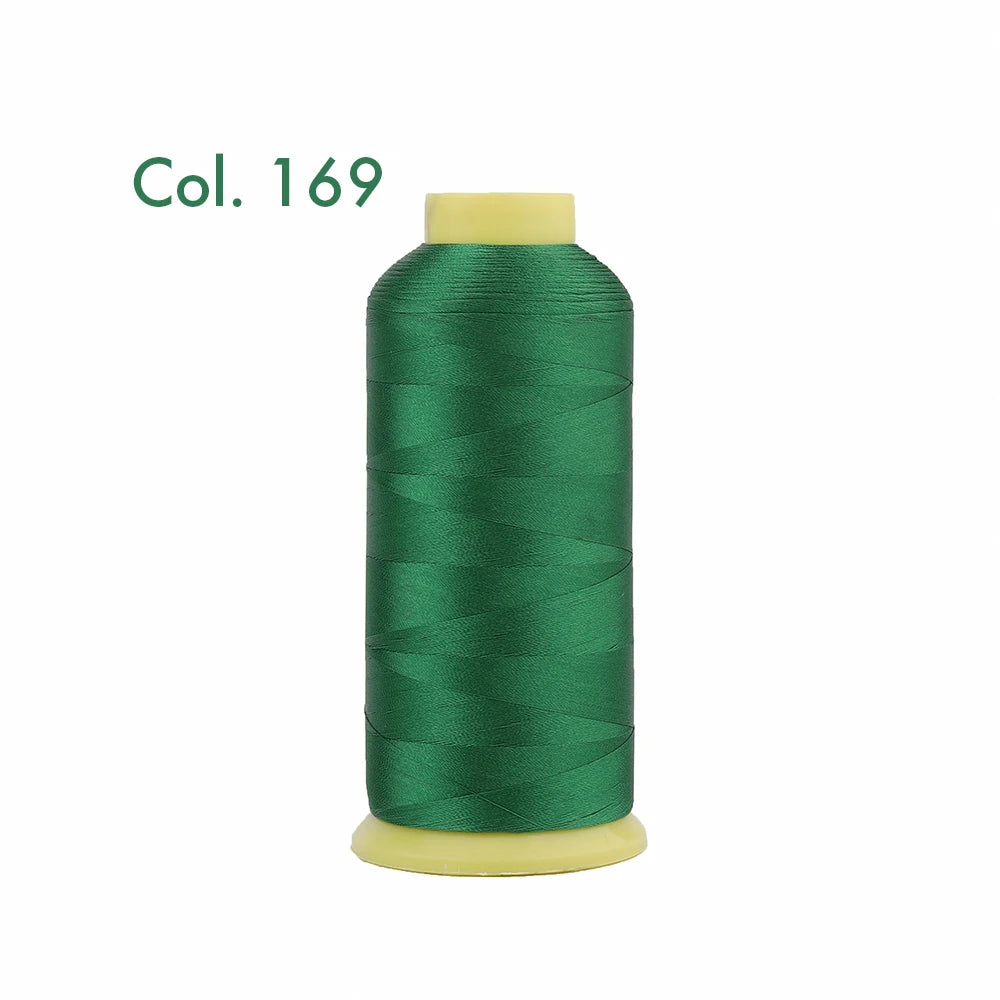 Fil à broder en Polyester 5000m 40WT, pour Machine à broder Brother Singer Janome Babylock, couture à domicile 120D/2 variétés de couleurs