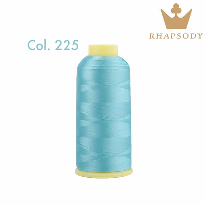 Fil à Broder en Polyester 40WT 120D/2 de 5000m, pour Machine Brother/Singer, Couture Domestique, Couleurs Variées de Bonne Qualité