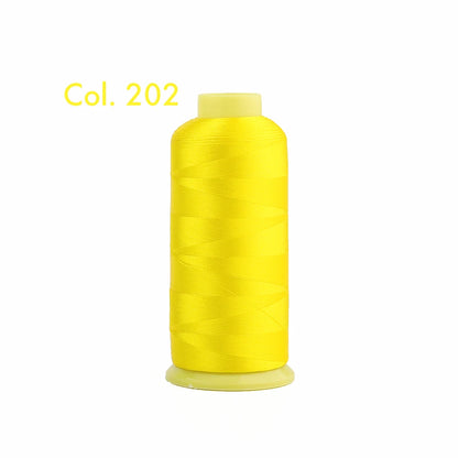 Fil à broder en Polyester 5000m 40WT, pour Machine à broder Brother Singer Janome Babylock, couture à domicile 120D/2 variétés de couleurs
