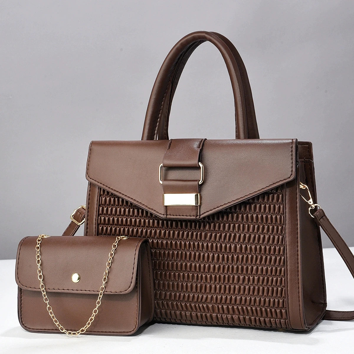 Large Capacity 2Piece Set Luxury Women Crossbody Bags High Quality Handbags and Purses Designer Shoulder Messenger Shopper Sac