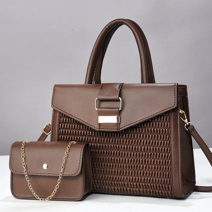 Large Capacity 2Piece Set Luxury Women Crossbody Bags High Quality Handbags and Purses Designer Shoulder Messenger Shopper Sac