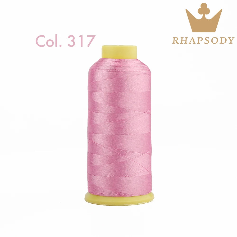 Fil à Broder en Polyester 40WT 120D/2 de 5000m, pour Machine Brother/Singer, Couture Domestique, Couleurs Variées de Bonne Qualité