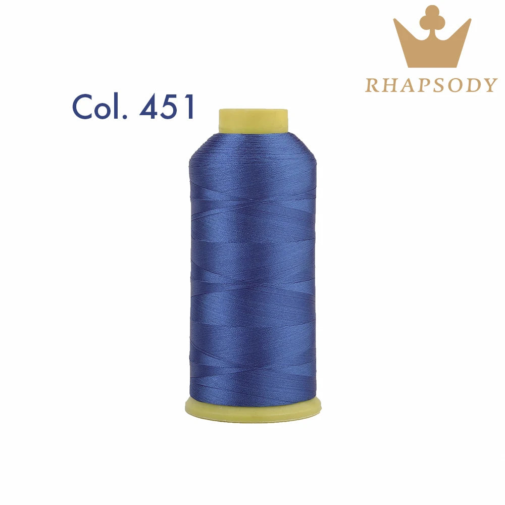 Fil à Broder en Polyester 40WT 120D/2 de 5000m, pour Machine Brother/Singer, Couture Domestique, Couleurs Variées de Bonne Qualité