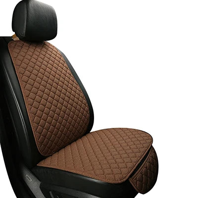 Housse de protection universelle pour siège de voiture, en lin, avant, arrière, été, tapis de coussin, berline, Suv, pick-up, accessoires d'intérieur de voiture