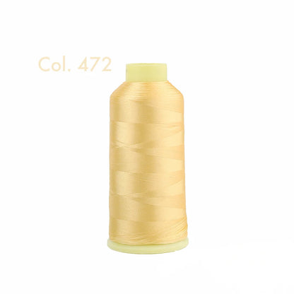 Fil à broder en Polyester 5000m 40WT, pour Machine à broder Brother Singer Janome Babylock, couture à domicile 120D/2 variétés de couleurs