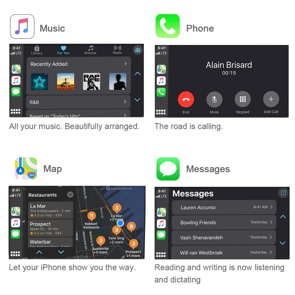KSmart-CarPlay sans fil pour Mercedes Benz, Apple, Android Auto, Rénovation, A, C, E, GLA, MBaffiliés, NTG6.0, Unité principale après le modèle 2018, Nouveau