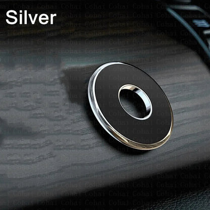 Support magnétique pour téléphone de voiture, mini support rond pour tableau de bord, pour iPhone, Samsung, Xiaomi, support magnétique en métal pour GPS, support mural