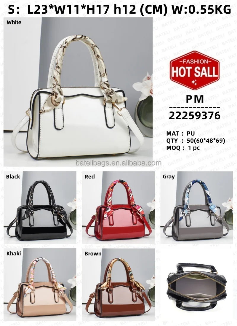 Custom Logo Large Capacity Crossbody New Fashionable Pendant Accessory Simple Shoulder Wholesale Luxury Tote Bag Woman Handbag