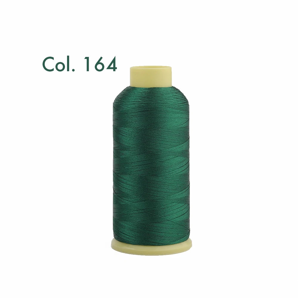 Fil à broder en Polyester 5000m 40WT, pour Machine à broder Brother Singer Janome Babylock, couture à domicile 120D/2 variétés de couleurs