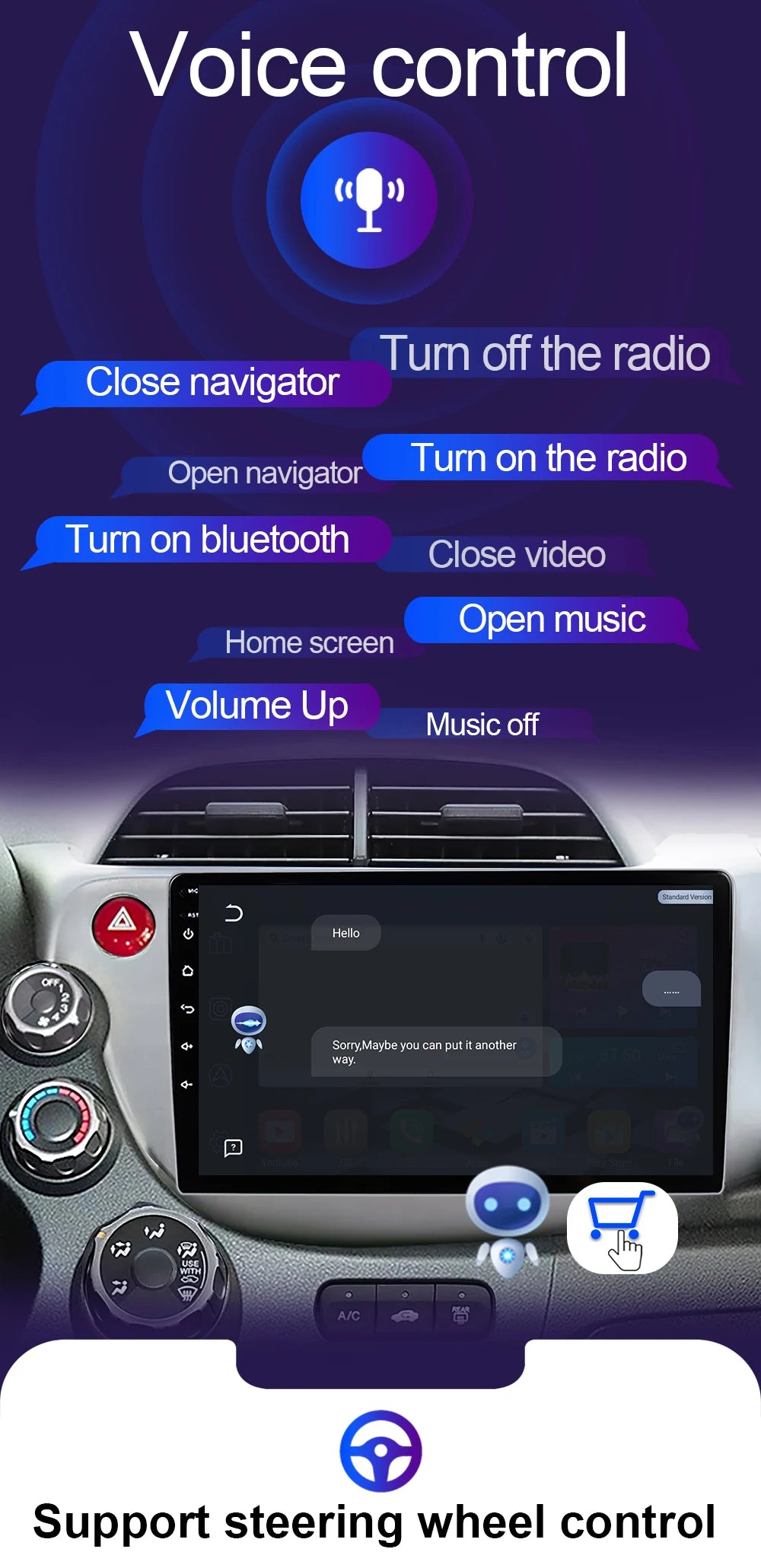 LEHX-Autoradio L6 Pro Android 14, 4G, Carplay, DVD, Stéréo, 2 DIN, Unité Centrale, Limitation GPS, pour Voiture HONDA FIT JAZZ (2007-2013)