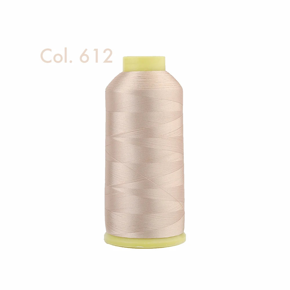 Fil à broder en Polyester 5000m 40WT, pour Machine à broder Brother Singer Janome Babylock, couture à domicile 120D/2 variétés de couleurs