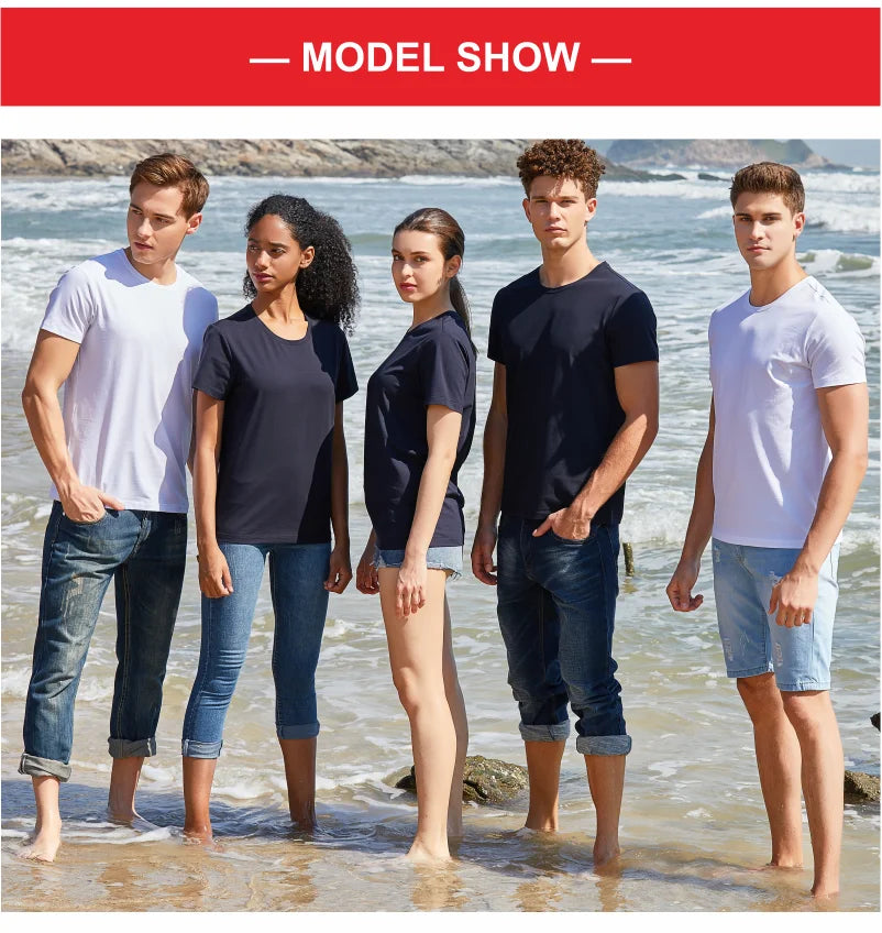 T-shirt imprimé personnalisé avec logo de marque, personnalisé, personnalisé, personnalisé, votre propre design, mode