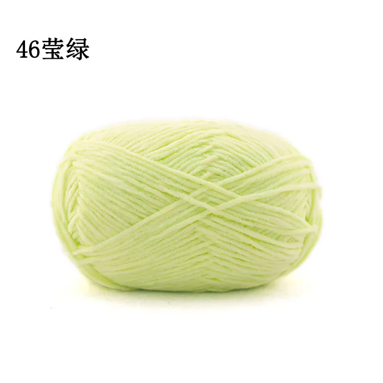 Factory Direct 100% Polyester Chenille Fancy Yarn Hand-Woven Knitting Yarn with Dyed Pattern for Weaving