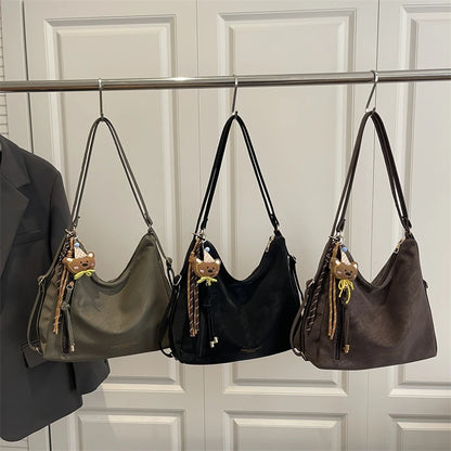 Large Capacity Women's Tote Bag, Fashionable Luxury Crossbody Bag, Simple and Versatile Shoulder Bag