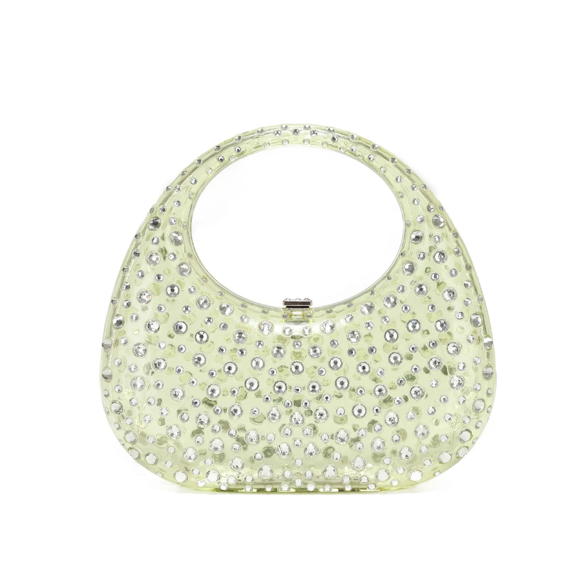 Crystal  Bling  Transparent Diamond Rhinestone Evening Handbags Women Luxury Tote clear Bag