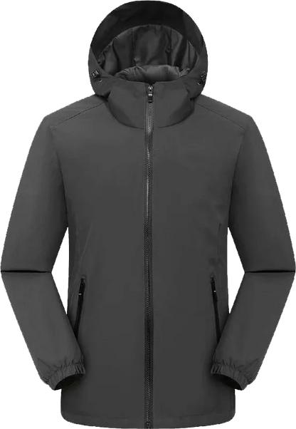 Veste Coupe-Vent à Capuche pour Homme et Femme, Impression Personnalisée, Alpinisme, Extérieur, Eau Verde, Confortable, Broderie, Respirant, Mode