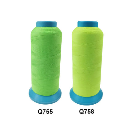 Sanbest-Fil à broder en polyester mat, fils de machine Brother Singer Janome Babylock, haute résistance, 120D, 2, 75D, 2, 3000m