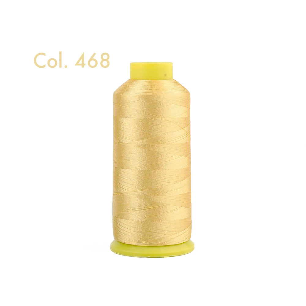 Fil à broder en Polyester 5000m 40WT, pour Machine à broder Brother Singer Janome Babylock, couture à domicile 120D/2 variétés de couleurs
