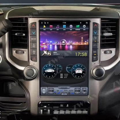 Autoradio pour Dodge RAM 2018 2019 2020 Android Radio voiture Navigation lecteur multimédia GPS Navigation autoradio magnétophone