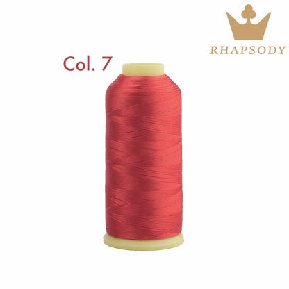 Fil à Broder en Polyester 40WT 120D/2 de 5000m, pour Machine Brother/Singer, Couture Domestique, Couleurs Variées de Bonne Qualité