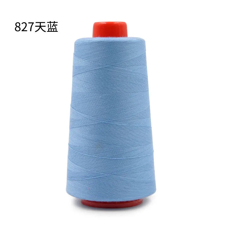 Fil à coudre 402 haute vitesse, 3000 yards, type de fil à coudre en polyester, ligne manuelle, fil à broder