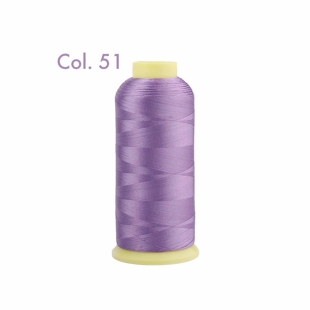 Fil à broder en Polyester 5000m 40WT, pour Machine à broder Brother Singer Janome Babylock, couture à domicile 120D/2 variétés de couleurs