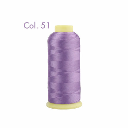 Fil à broder en Polyester 5000m 40WT, pour Machine à broder Brother Singer Janome Babylock, couture à domicile 120D/2 variétés de couleurs