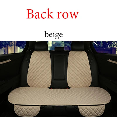 Housse de protection universelle pour siège de voiture, en lin, avant, arrière, été, tapis de coussin, berline, Suv, pick-up, accessoires d'intérieur de voiture