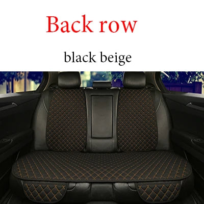 Housse de protection universelle pour siège de voiture, en lin, avant, arrière, été, tapis de coussin, berline, Suv, pick-up, accessoires d'intérieur de voiture