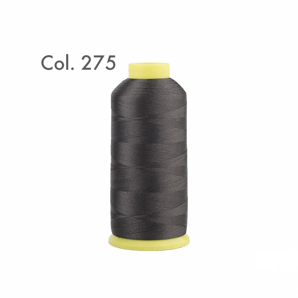 Fil à broder en Polyester 5000m 40WT, pour Machine à broder Brother Singer Janome Babylock, couture à domicile 120D/2 variétés de couleurs