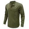 Wholesale Long Sleeve Shirt Linen Men Shirt Casual Long Sleeve 2025 Plus Size Men's Shirts for Guys