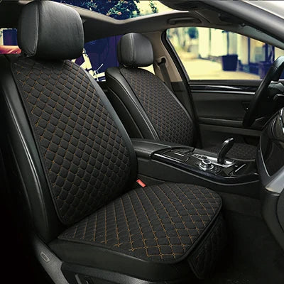 Housse de protection universelle pour siège de voiture, en lin, avant, arrière, été, tapis de coussin, berline, Suv, pick-up, accessoires d'intérieur de voiture
