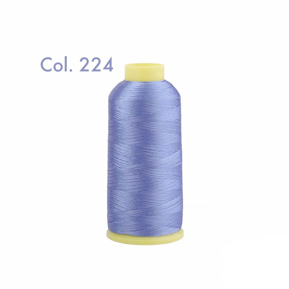 Fil à broder en Polyester 5000m 40WT, pour Machine à broder Brother Singer Janome Babylock, couture à domicile 120D/2 variétés de couleurs