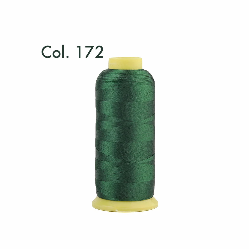 Fil à broder en Polyester 5000m 40WT, pour Machine à broder Brother Singer Janome Babylock, couture à domicile 120D/2 variétés de couleurs