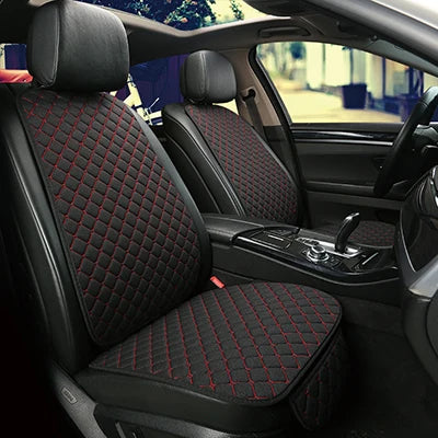 Housse de protection universelle pour siège de voiture, en lin, avant, arrière, été, tapis de coussin, berline, Suv, pick-up, accessoires d'intérieur de voiture