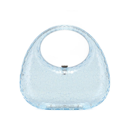 Crystal  Bling  Transparent Diamond Rhinestone Evening Handbags Women Luxury Tote clear Bag
