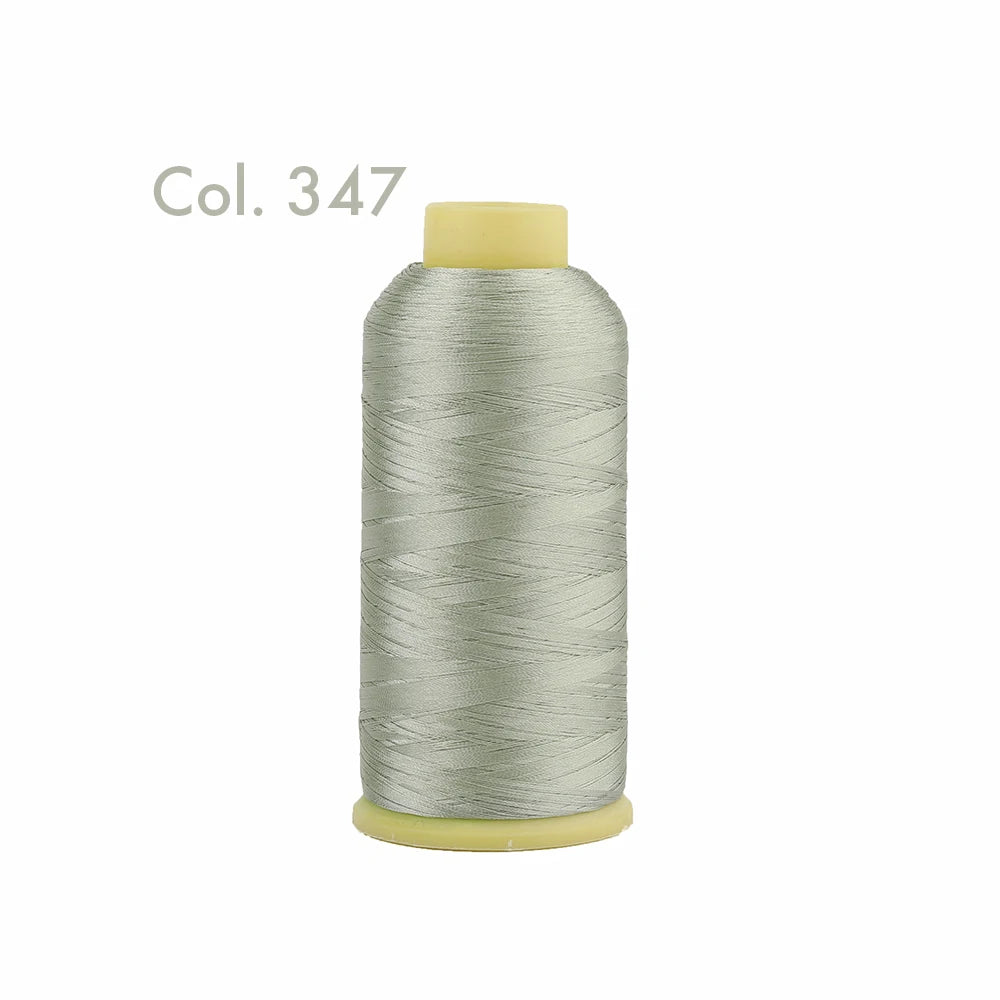 Fil à broder en Polyester 5000m 40WT, pour Machine à broder Brother Singer Janome Babylock, couture à domicile 120D/2 variétés de couleurs