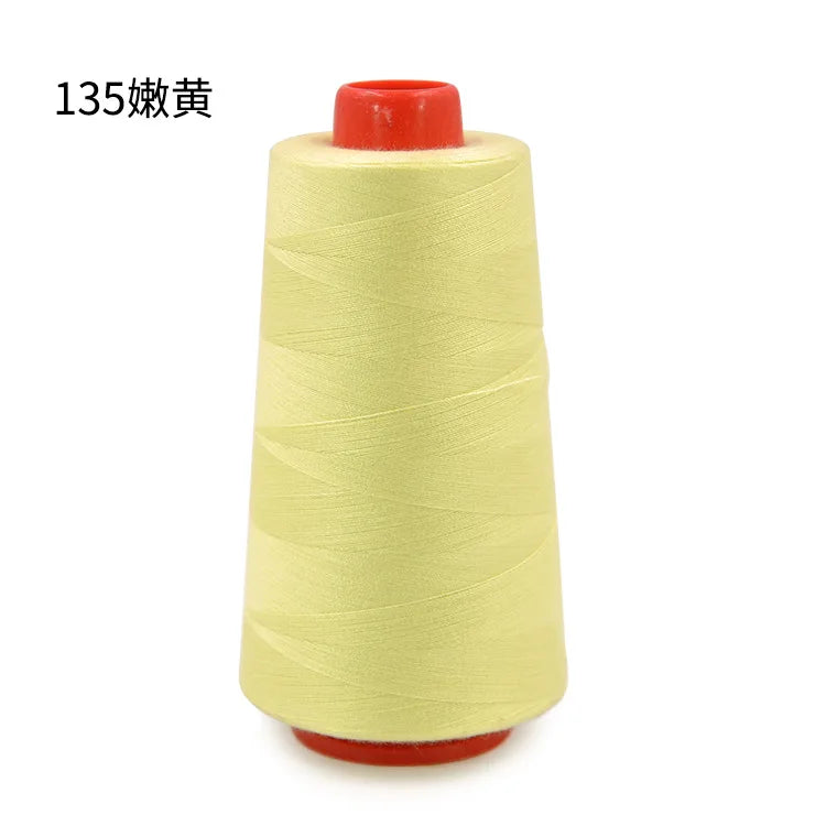 Fil à coudre 402 haute vitesse, 3000 yards, type de fil à coudre en polyester, ligne manuelle, fil à broder