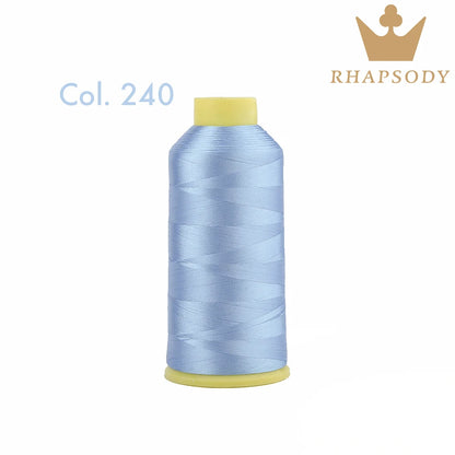 Fil à Broder en Polyester 40WT 120D/2 de 5000m, pour Machine Brother/Singer, Couture Domestique, Couleurs Variées de Bonne Qualité