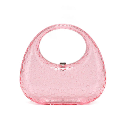 Crystal  Bling  Transparent Diamond Rhinestone Evening Handbags Women Luxury Tote clear Bag