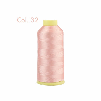 Fil à broder en Polyester 5000m 40WT, pour Machine à broder Brother Singer Janome Babylock, couture à domicile 120D/2 variétés de couleurs