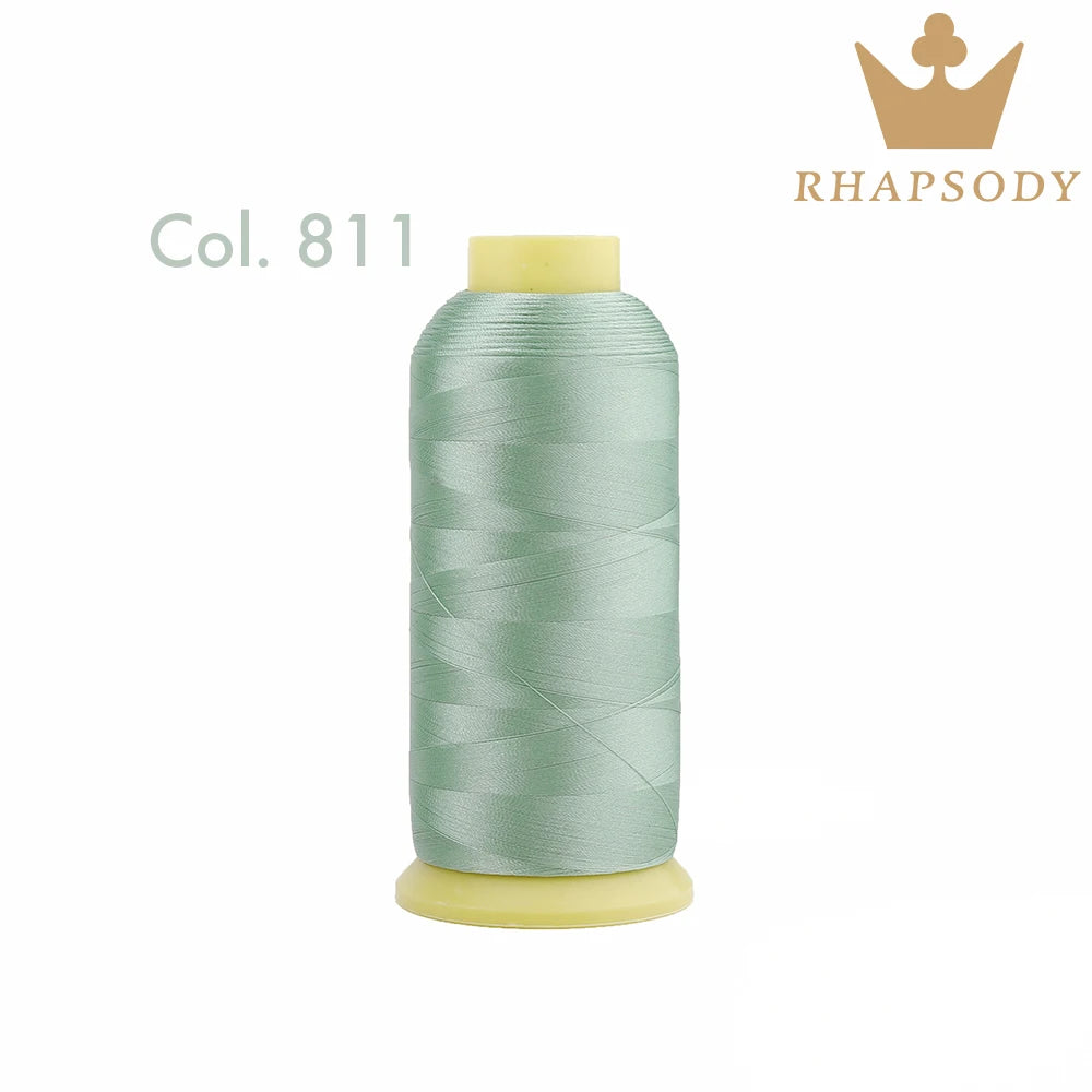 Fil à Broder en Polyester 40WT 120D/2 de 5000m, pour Machine Brother/Singer, Couture Domestique, Couleurs Variées de Bonne Qualité