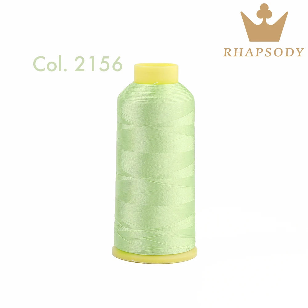 Fil à Broder en Polyester 40WT 120D/2 de 5000m, pour Machine Brother/Singer, Couture Domestique, Couleurs Variées de Bonne Qualité