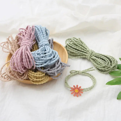 Bandes élastiques rondes pour la couture, ULen caoutchouc, ligne commissionnée, fil de bricolage, vêtements, accessoires de couture de vêtement, 5m par sac, 3mm