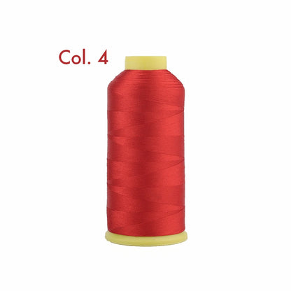 Fil à broder en Polyester 5000m 40WT, pour Machine à broder Brother Singer Janome Babylock, couture à domicile 120D/2 variétés de couleurs